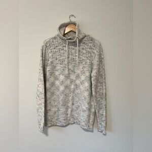 Retrofit Marled Knit Funnel Neck Sweater